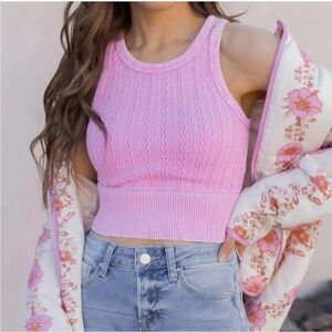 NikiBiki textured crop